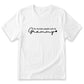 A white t-shirt with the text "My favorite people call me Grammy" printed on it.