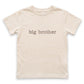 Big Brother Kids' T-shirt | Custom Embroidered Baby Sibling Reveal 824