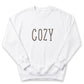 "Cozy" Sweater | Custom Embroidered Holiday Aesthetic Crewneck A14