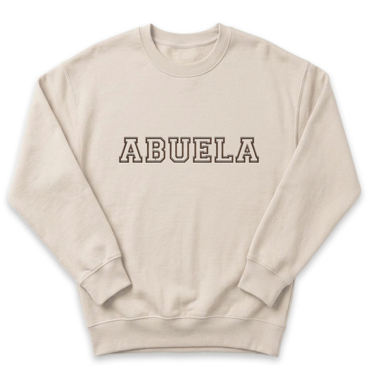 Bold Abuela Sweater | Custom Embroidered Pregnancy Reveal A18
