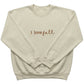 I Love Fall Sweater | Custom Embroidered Autumn Aesthetic A22
