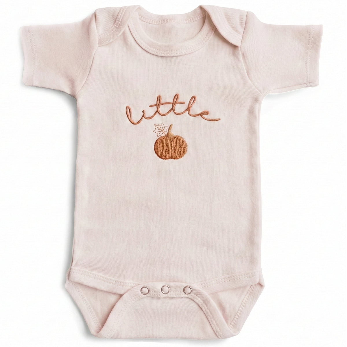 Little Pumpkin Autumn ONESIES® | Custom Embroidered Fall Bodysuit A25