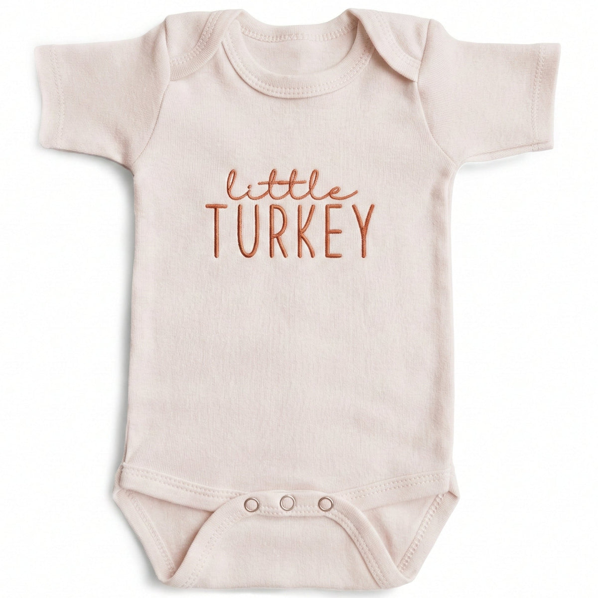 Little Turkey Holiday ONESIES® | Custom Embroidered Thanksgiving A28