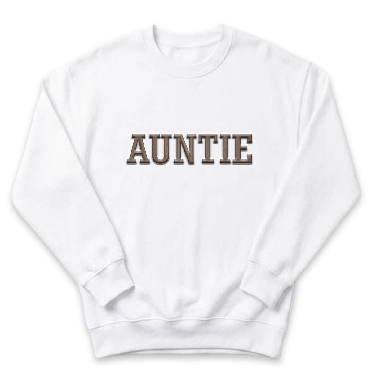Bold Auntie Sweatshirt | Custom Embroidered Gift for Auntie AU618