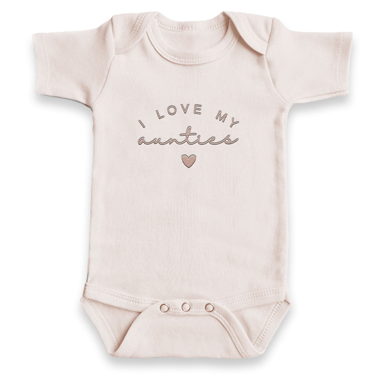 I Love My Aunties ONESIES® | Custom Baby Shower Gift Embroidery AU614
