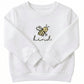 Bee Kind Kids' Sweater | Cute and Cozy Custom Embroidered Crewneck C16