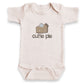 Cutie Pie ONESIES® Bodysuit | Custom Embroidered Baby Announcement E1