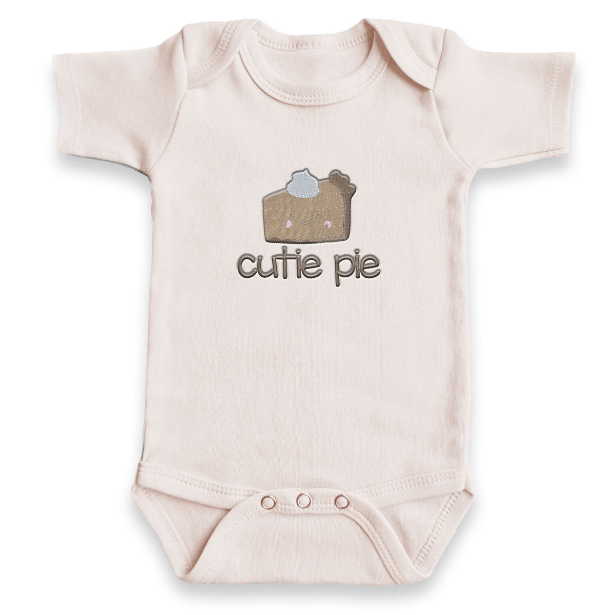 Cutie Pie ONESIES® Bodysuit | Custom Embroidered Baby Announcement E1