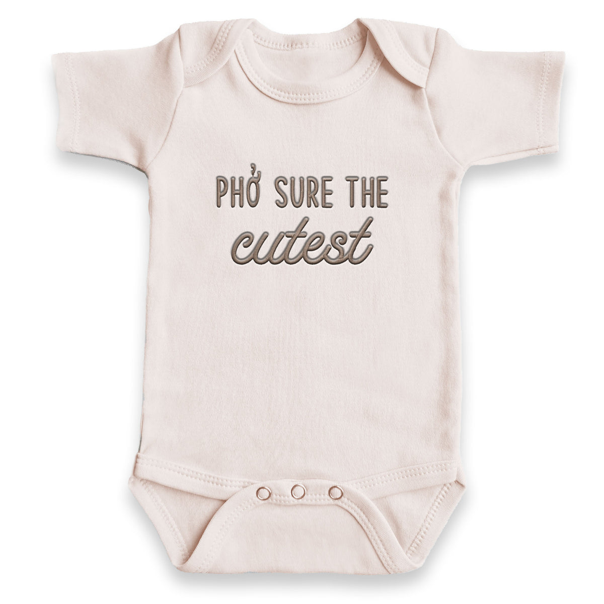 Phở Sure the Cutest ONESIES® Bodysuit | Funny Custom Embroidery E11