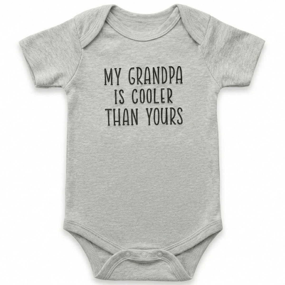 My Grandpa is Cooler Than Yours ONESIES® | Funny Custom Embroidery E15