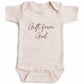 Gift from God ONESIES® | Religious Custom Embroidered Baby Bodysuit E17
