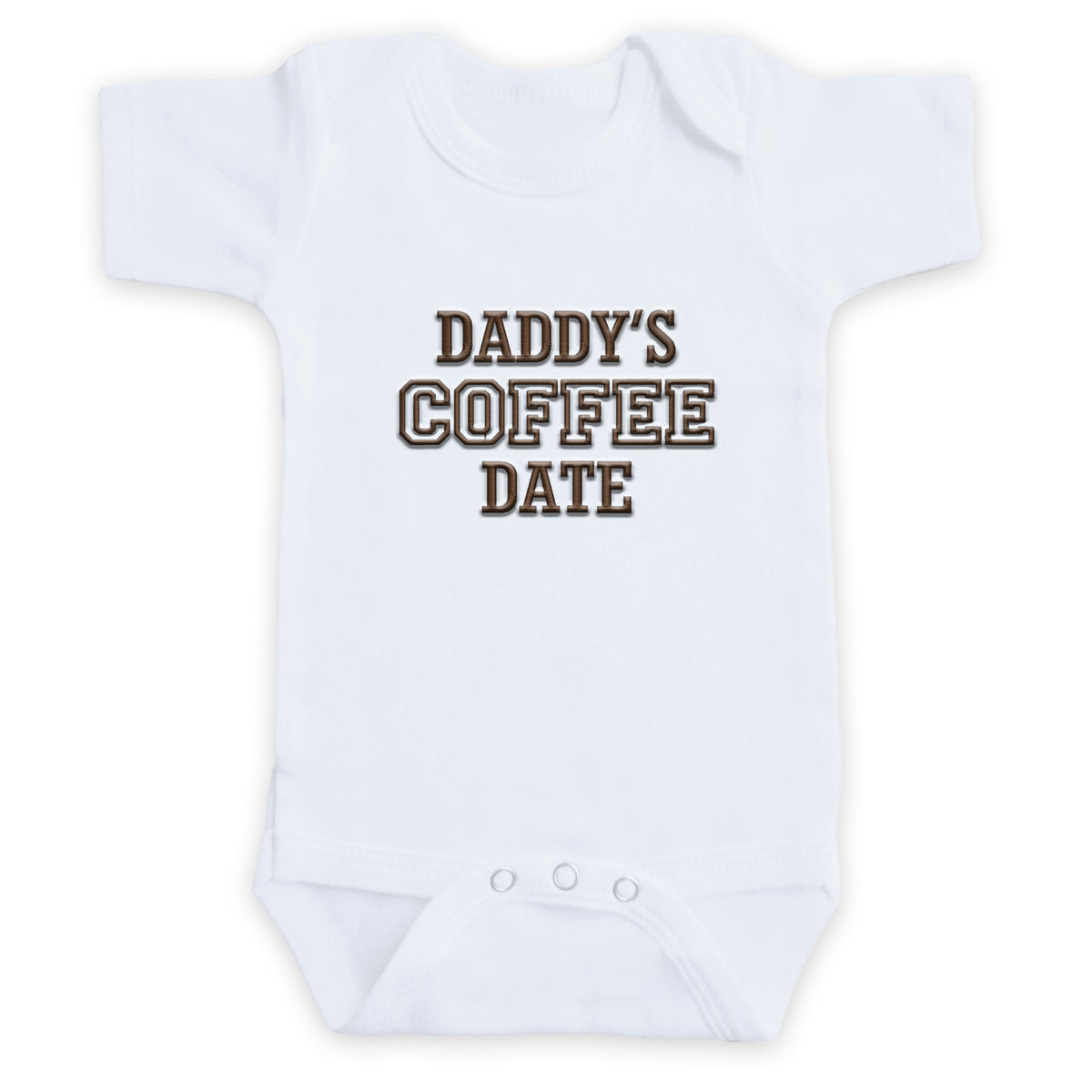 Daddy's Coffee Date ONESIES® Bodysuit | Custom Embroidered Outfit E21