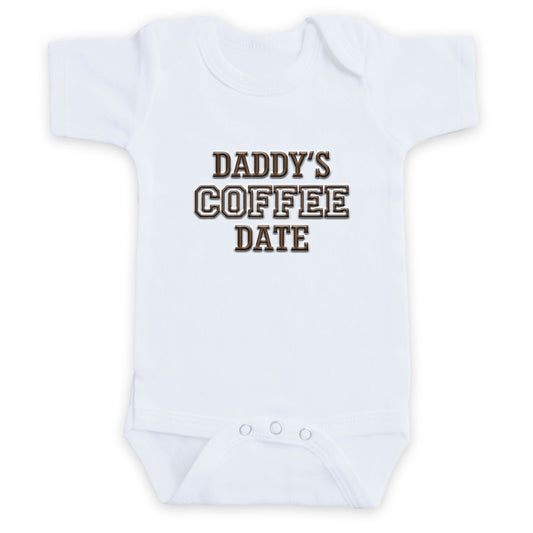Daddy's Coffee Date ONESIES® Bodysuit | Custom Embroidered Outfit E21