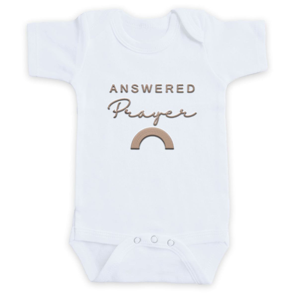 Answered Prayer Rainbow ONESIES® Bodysuit | Custom Embroidery E22