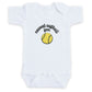 Newest Softball Fan ONESIES® Bodysuit | Sporty Custom Embroidery E2
