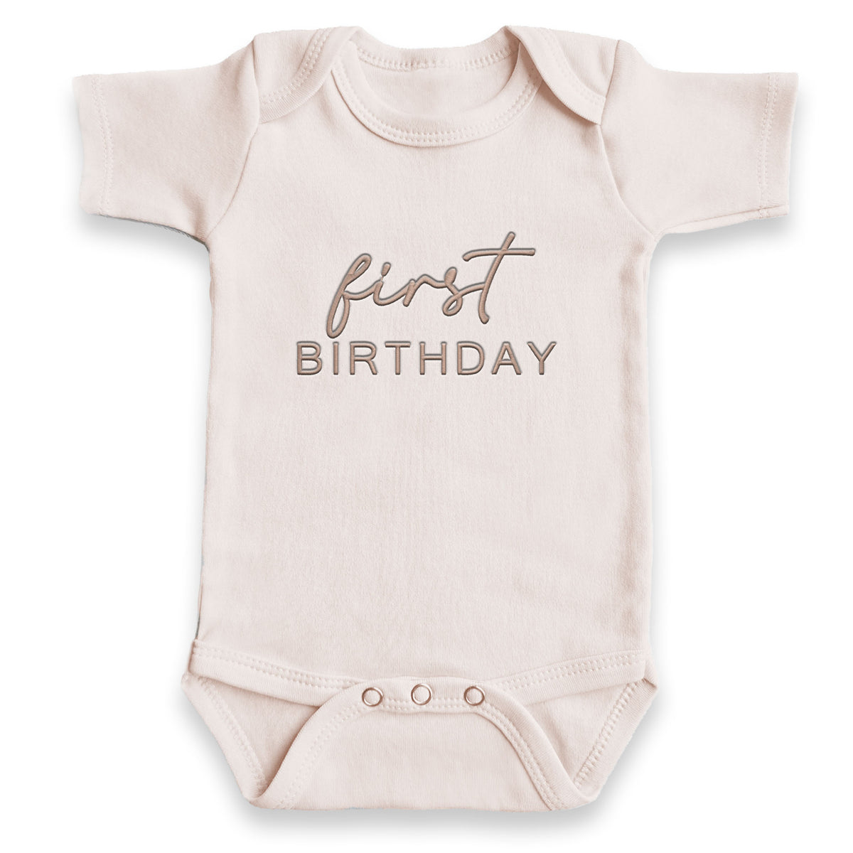 First BIRTHDAY ONESIES® | Cute Custom Embroidered Baby Bodysuit E37