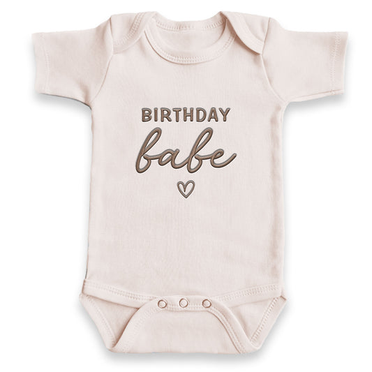 Birthday Babe ONESIES® | Cute Custom Embroidered Baby Gift E39