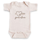 I love My Grandma Heart ONESIES® Bodysuit | Custom Gift Embroidery E42