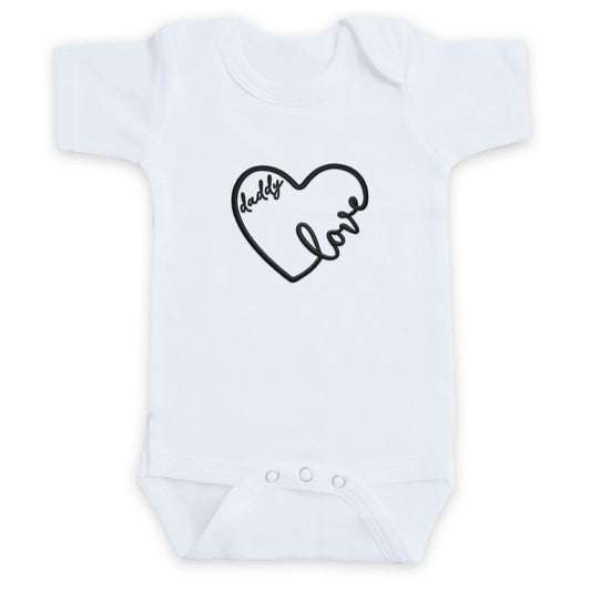 Daddy Love ONESIES® Bodysuit | Custom Father's Day Embroidery E43