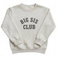 Big Sis Club Kids' Sweater | Custom Embroidered Pregnancy Reveal E46