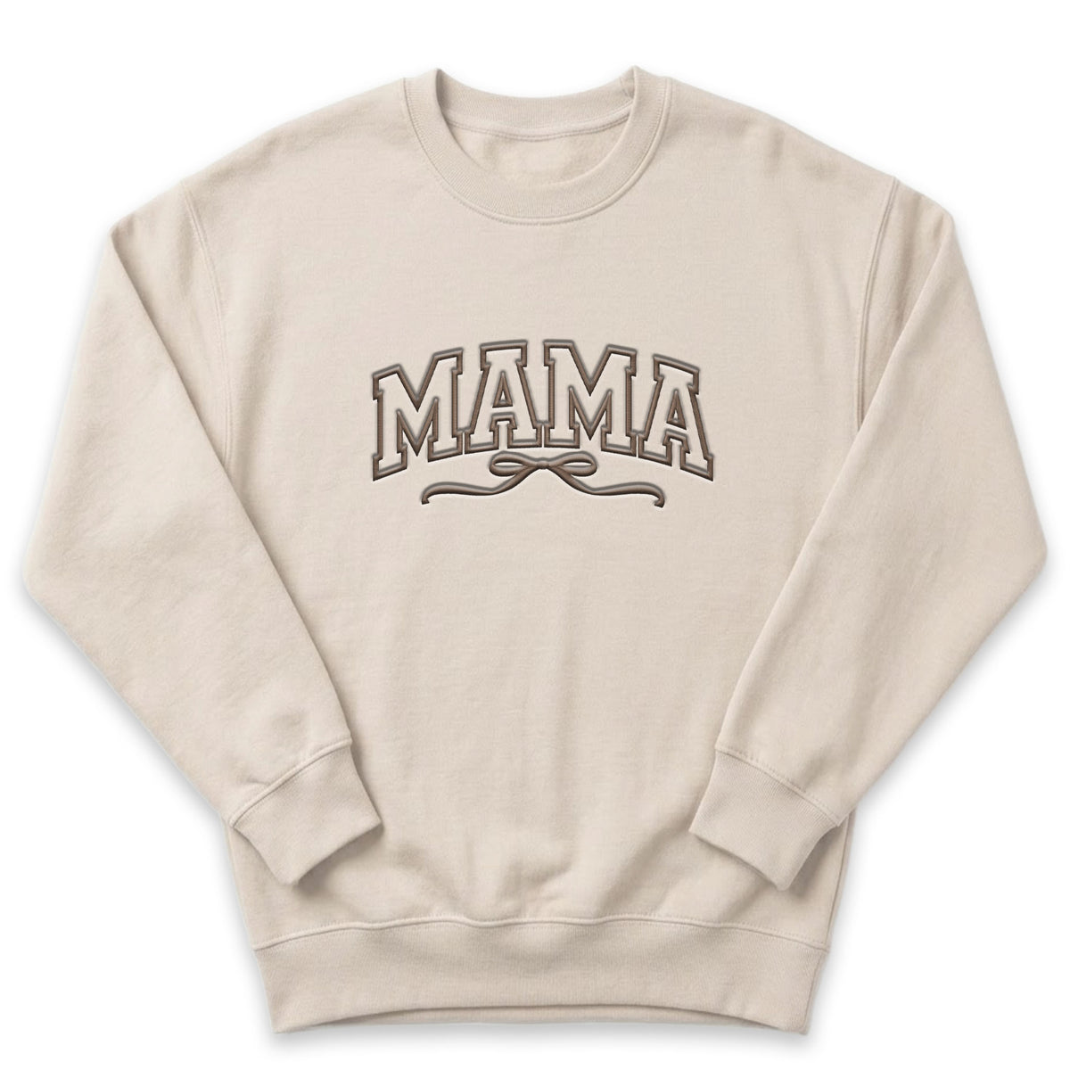 Mama Sweatshirt with Bow | Custom Embroidered Mother's Day Gift E47
