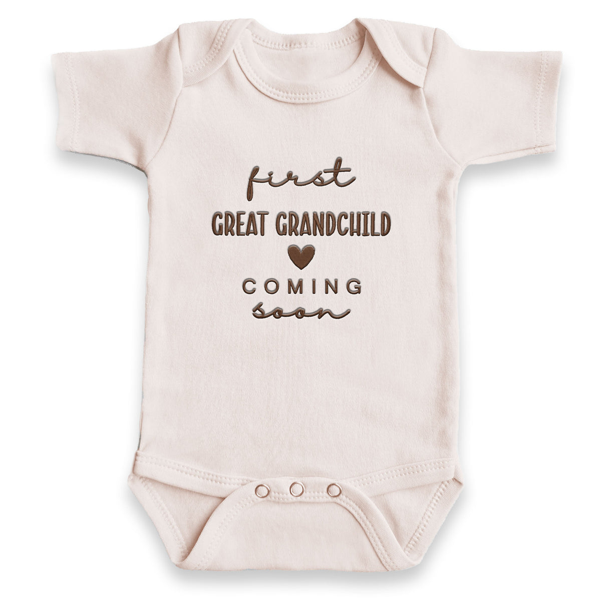 First Great Grandchild ONESIES® Bodysuit | Custom Embroidered Gift E8