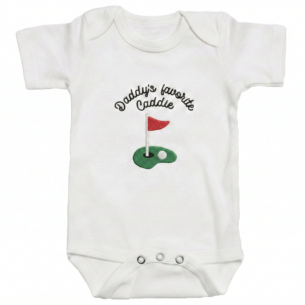 Daddy's Favorite Caddie ONESIES® | Funny Custom Golf Embroidery L249