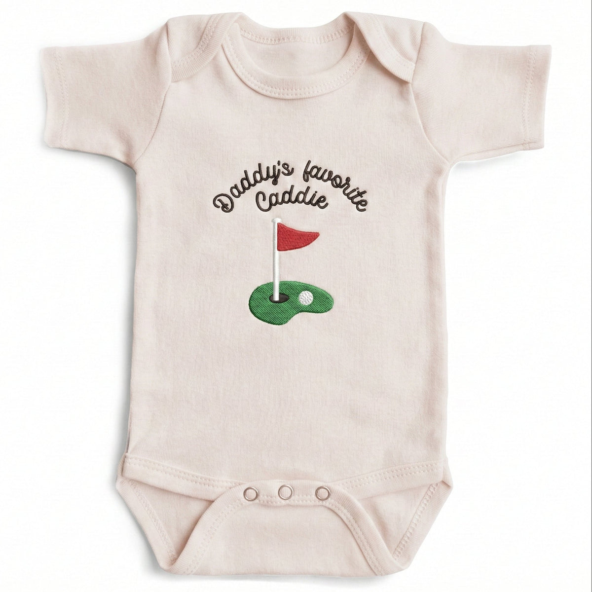 Daddy's Favorite Caddie ONESIES® | Funny Custom Golf Embroidery L249