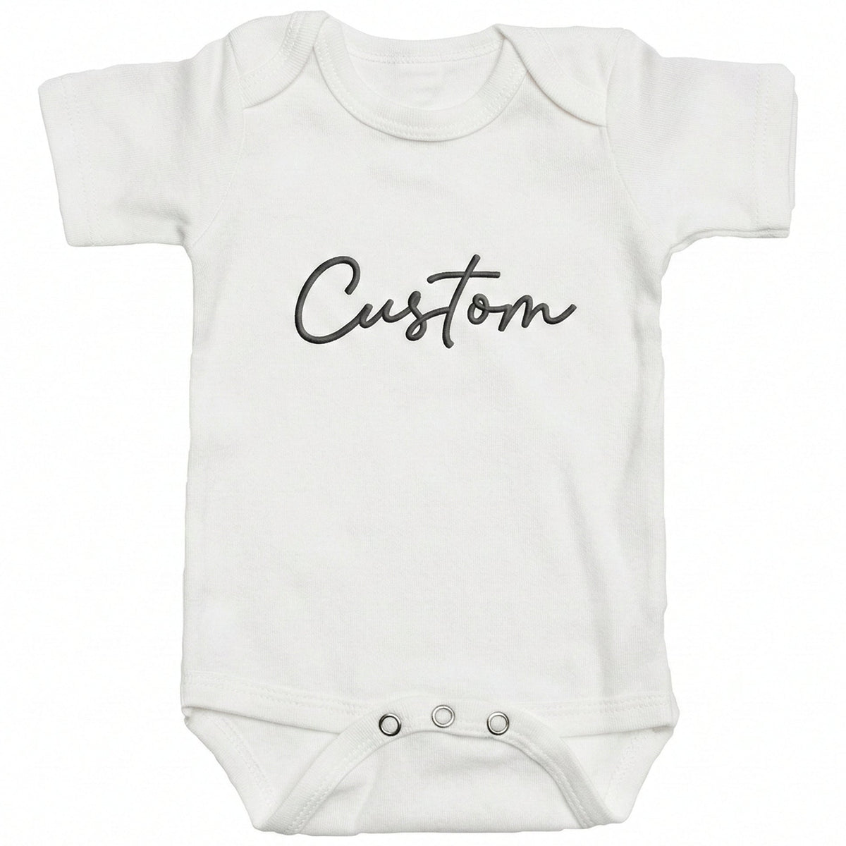 Personalized Text ONESIES® | Custom Embroidered Baby Shower Gift Z206