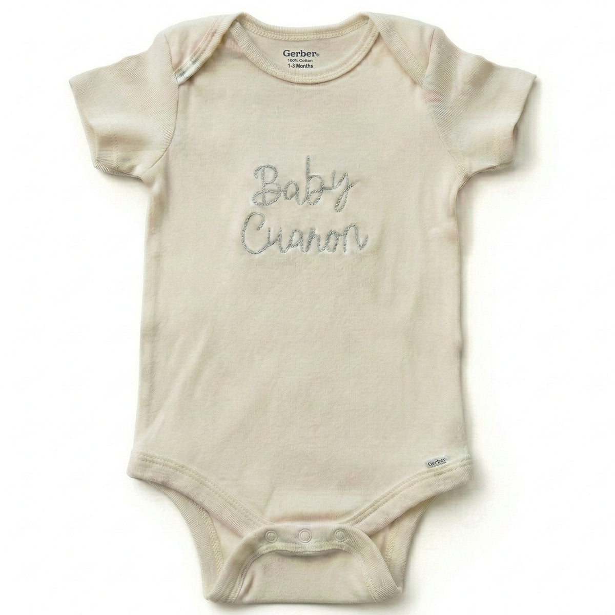 Personalized Name ONESIES® | Custom Embroidered Baby Shower Gift Z37
