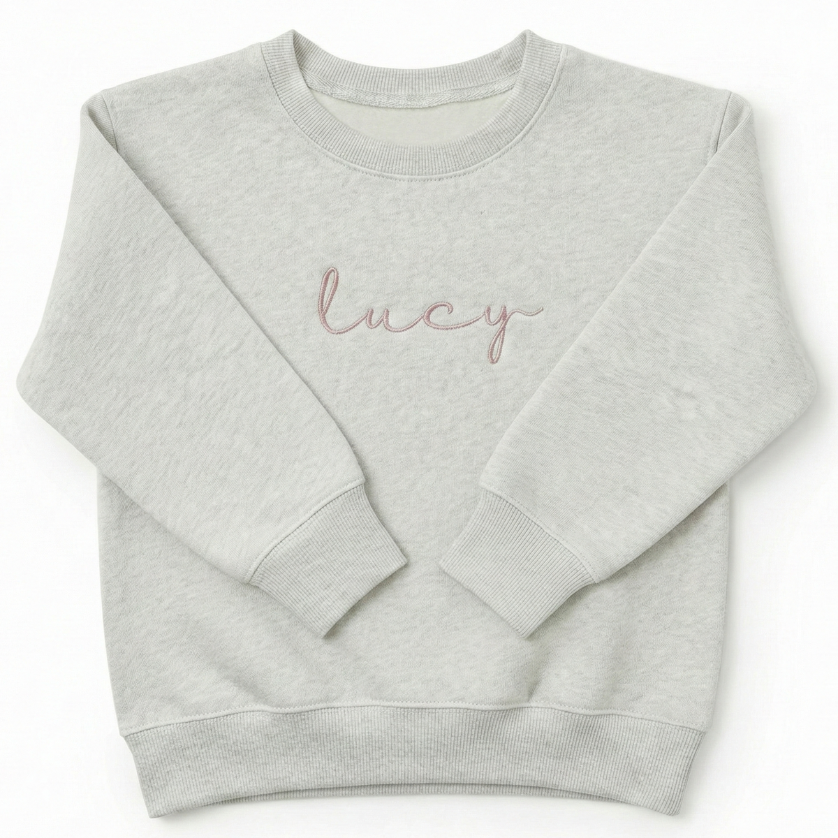 Personalized Name Kids' Sweater | Cute Custom Embroidered Crewneck Z41
