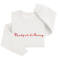 Thankful and Merry Christmas Sweater | Custom Holiday Embroidery H48