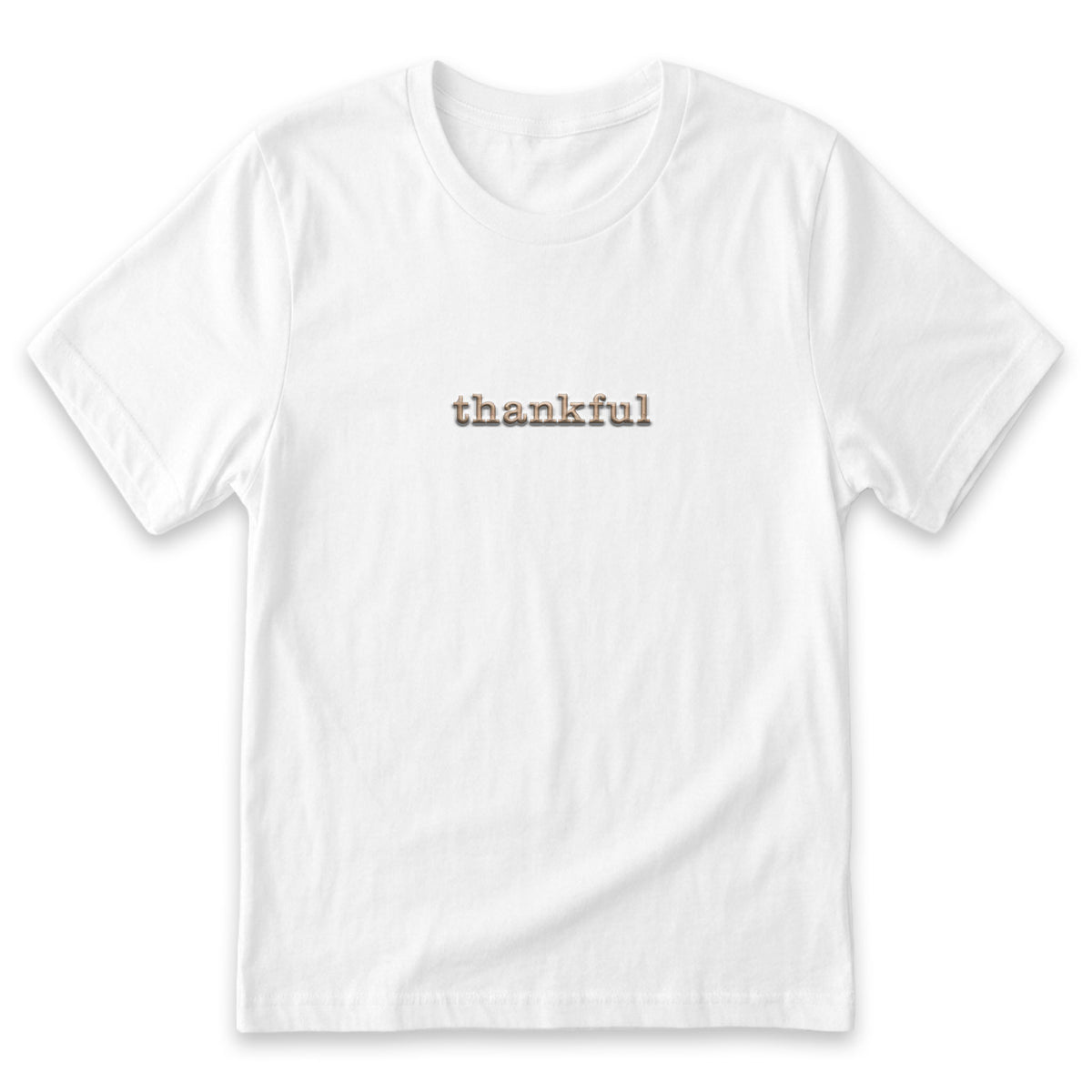 Thankful Holiday T-Shirt | Custom Embroidered Thanksgiving Tee H53