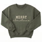 Merry Christmas Holiday Sweater | Festive Embroidered Jumper H63