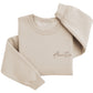 Dainty "Auntie" Sweater | Cozy Custom Embroidered Gift J1