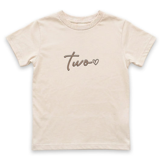 2nd Birthday T-Shirt | Custom Embroidered Toddler & Youth Shirt J16