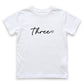 3rd Birthday T-Shirt | Custom Embroidered Toddler & Youth Shirt J17