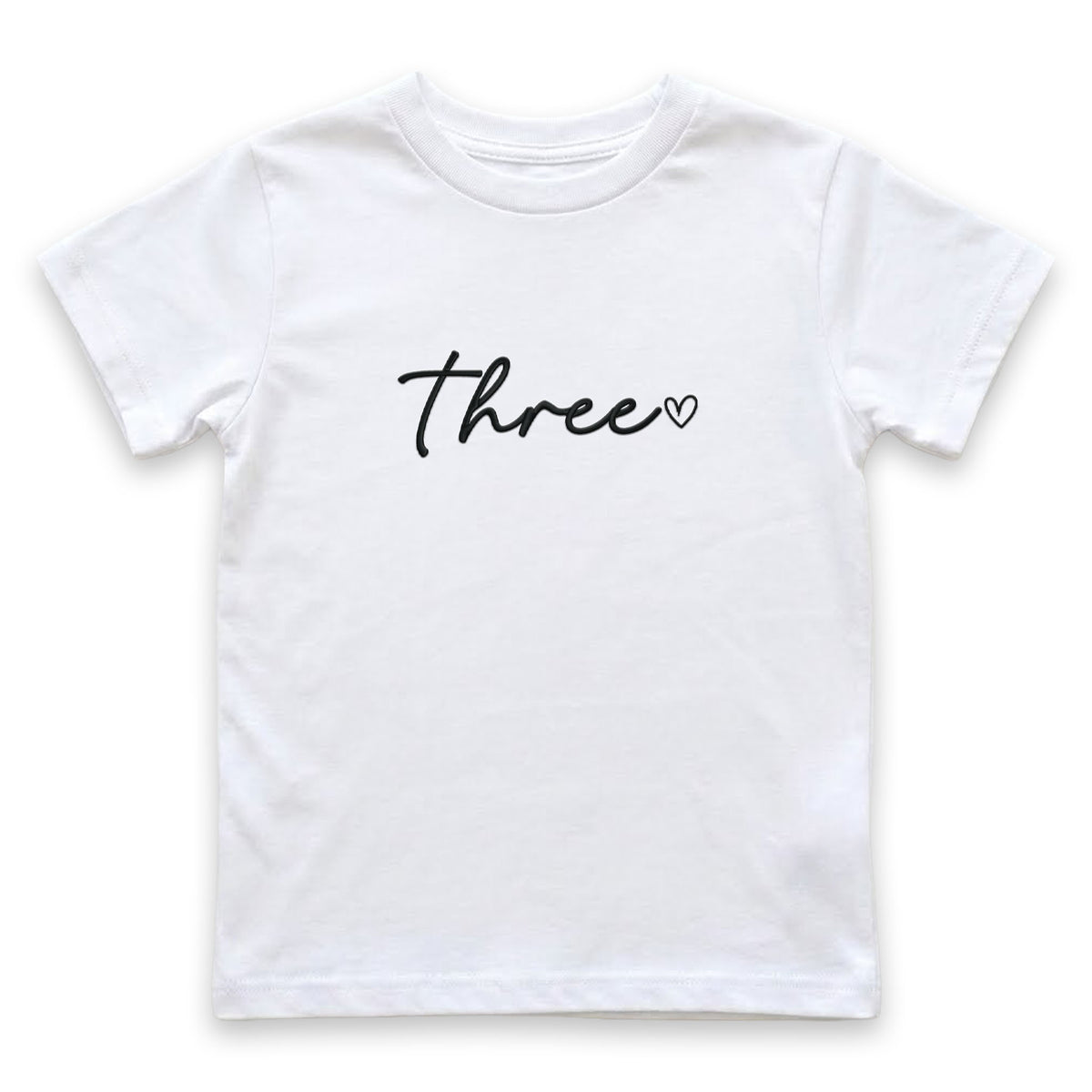 3rd Birthday T-Shirt | Custom Embroidered Toddler & Youth Shirt J17