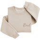 Classic "Dad" Sweater | Custom Embroidered Matching Left Chest J3