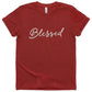 Blessed T-Shirt | Custom Embroidered Religious Cotton Tee J5