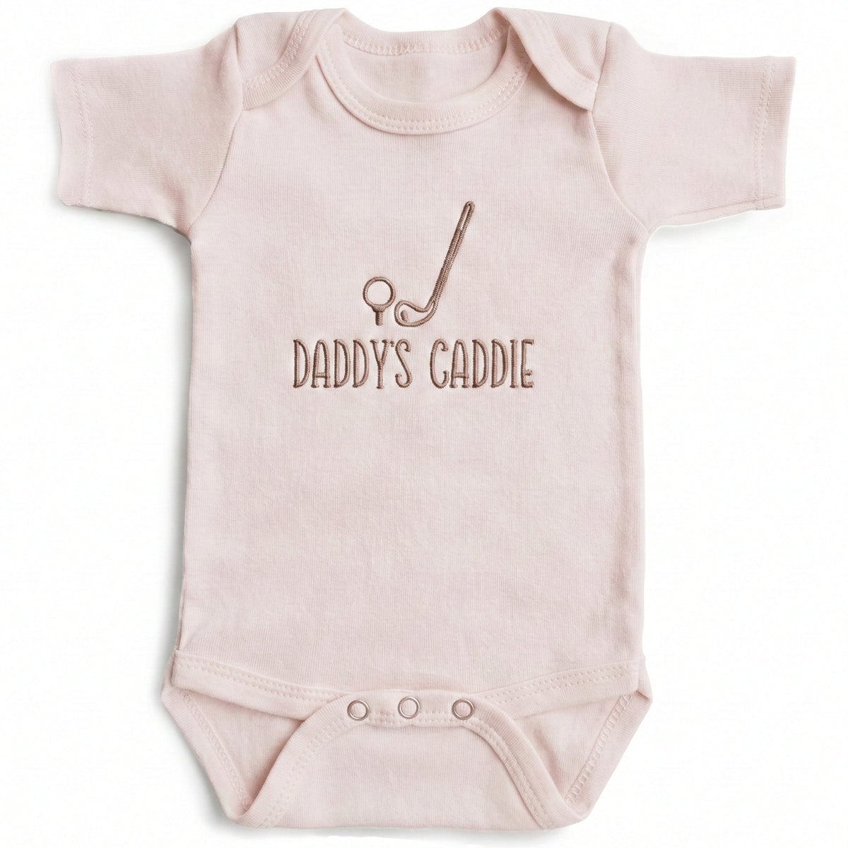 Daddy's Caddie ONESIES® | Custom Embroidered Golfing Baby Bodysuit L285