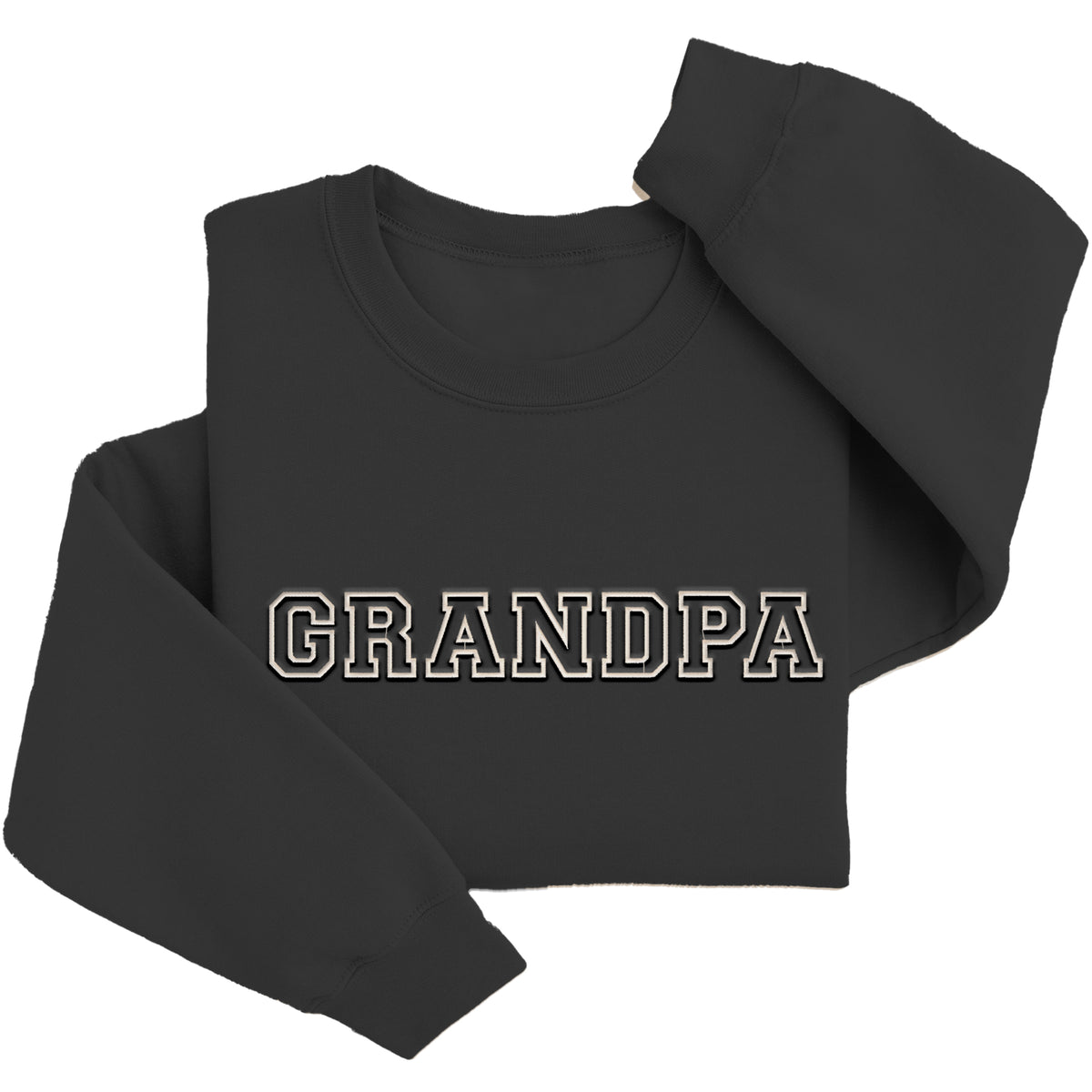 Bold Grandpa Sweatshirt |Custom Father's Day Gift Embroidery M201