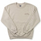 Daddy Minimalist Sweatshirt | Custom Embroidered Left Chest crewneck M208