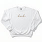 Dad Cursive Sweatshirt | Custom Embroidered Father's Day Gift M211