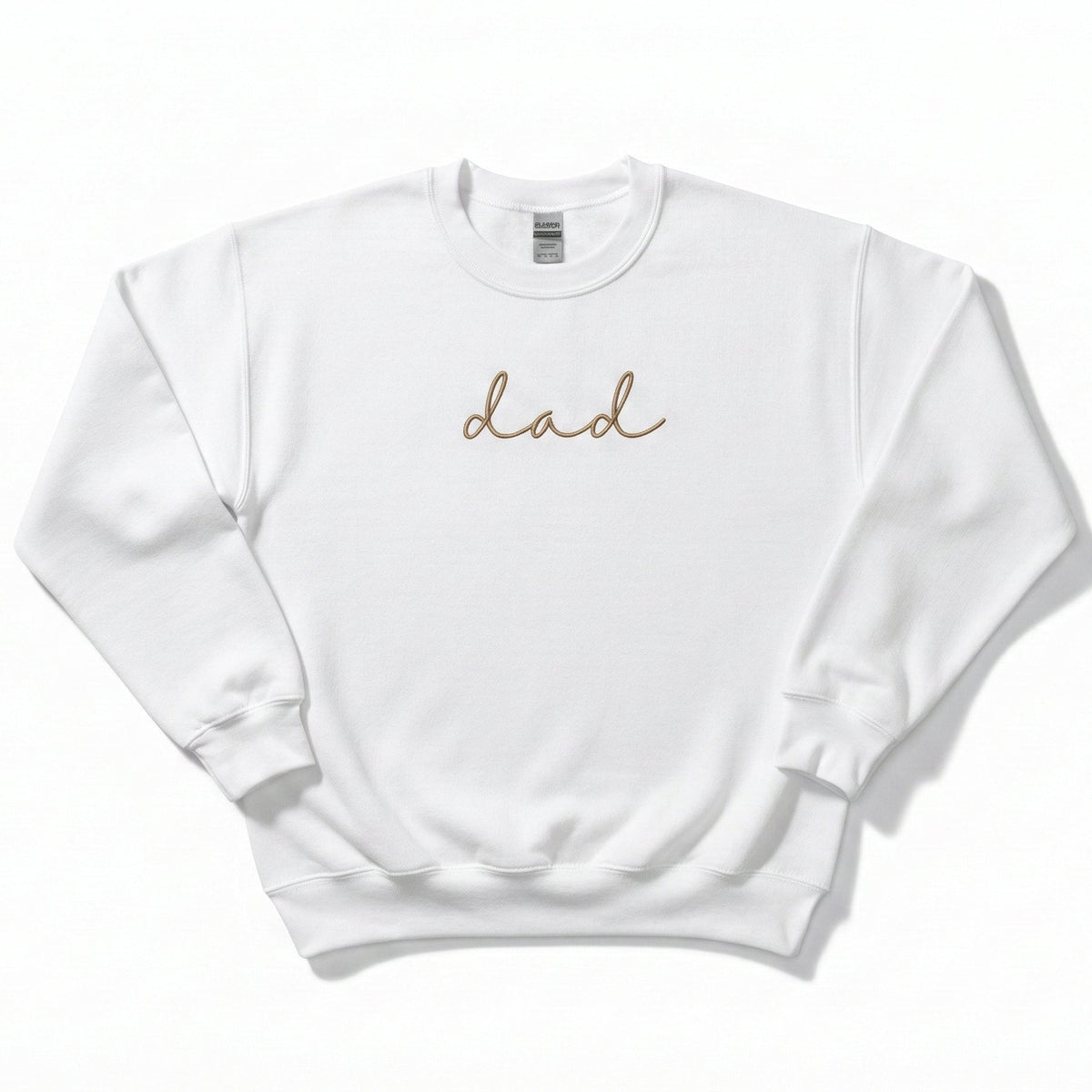 Dad Cursive Sweatshirt | Custom Embroidered Father's Day Gift M211