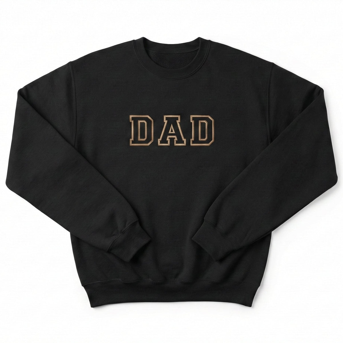 Dad Block Letter Sweatshirt | Custom Embroidered Gift For Dad M220