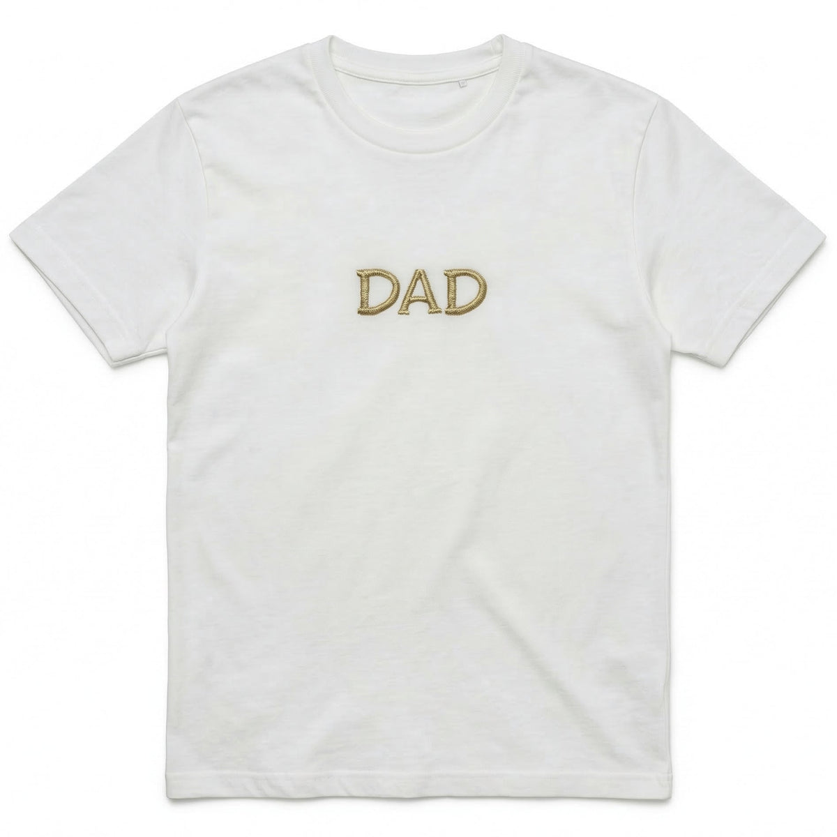 Simple Dad T-Shirt | Custom Embroidered Father's Day Cotton Tee M227