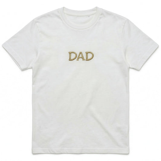 Simple Dad T-Shirt | Custom Embroidered Father's Day Cotton Tee M227