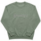 Simple Grandpa Sweater | Custom Embroidered Father's Day Gift M239
