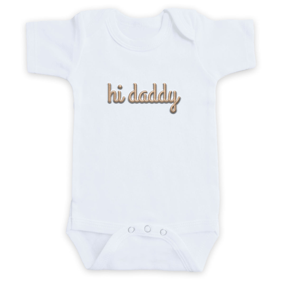 Hi Daddy ONESIES® | Custom Embroidered Father's Day Gift MOMDAD104